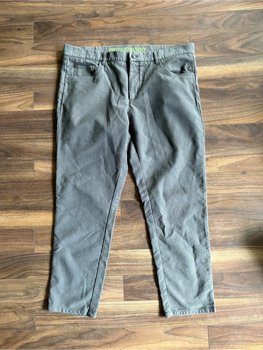 Psycho Bunny Men's Slate Gray Chinos